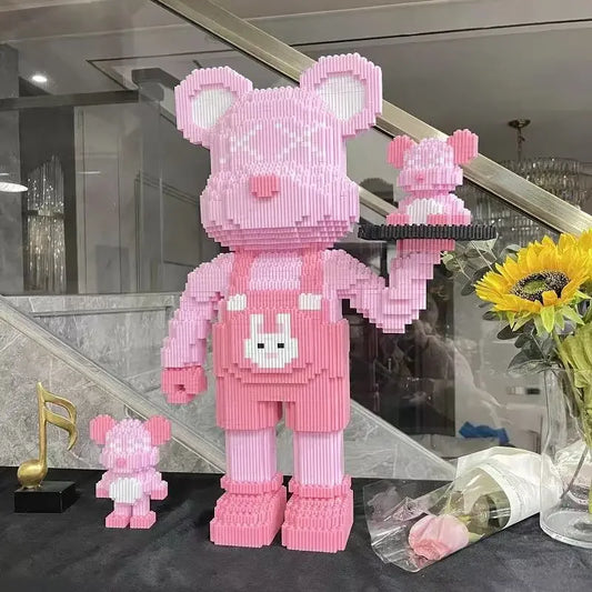 Pixel Bricks Tray Holding Bearbrick Collection