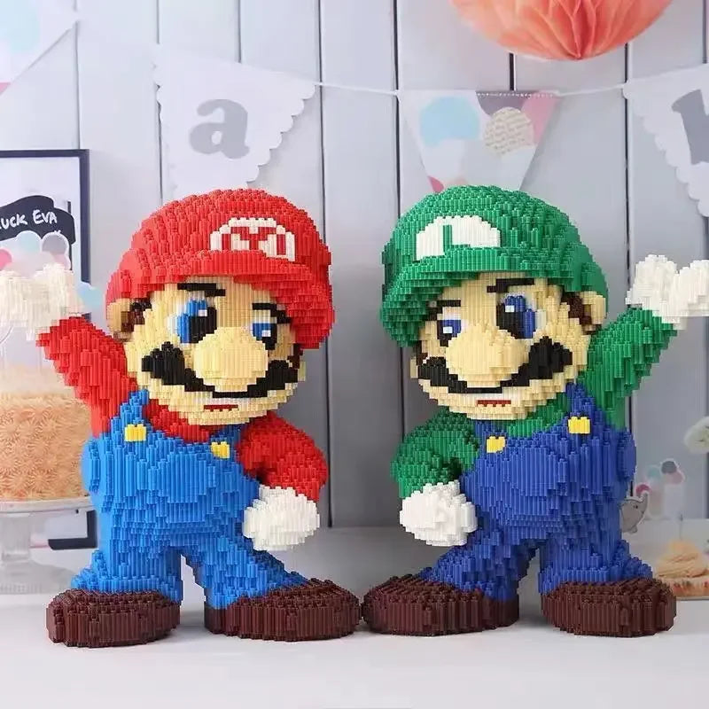 Pixel Bricks Super Mario and Luigi Collection