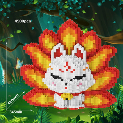 Pixel Bricks Nine-Tailed Fox Collection